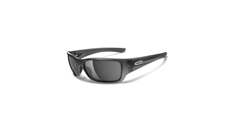 Revo Heading Black Ink Nylon Frame, Graphite Lens Sunglasses - RE4058-02