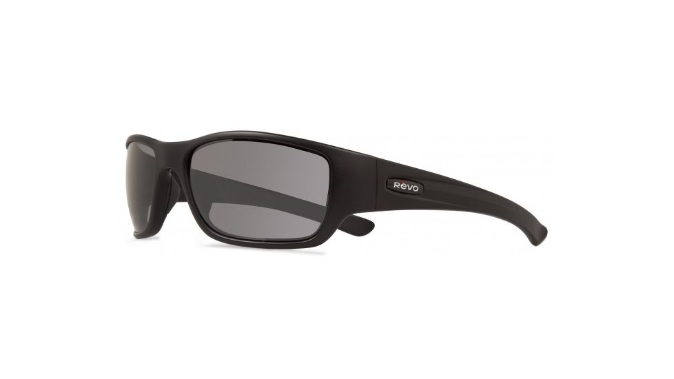 Revo Heading Sunglasses, Matte Black Frame, Graphite Lens, Polarized, RE 4058 01 GY