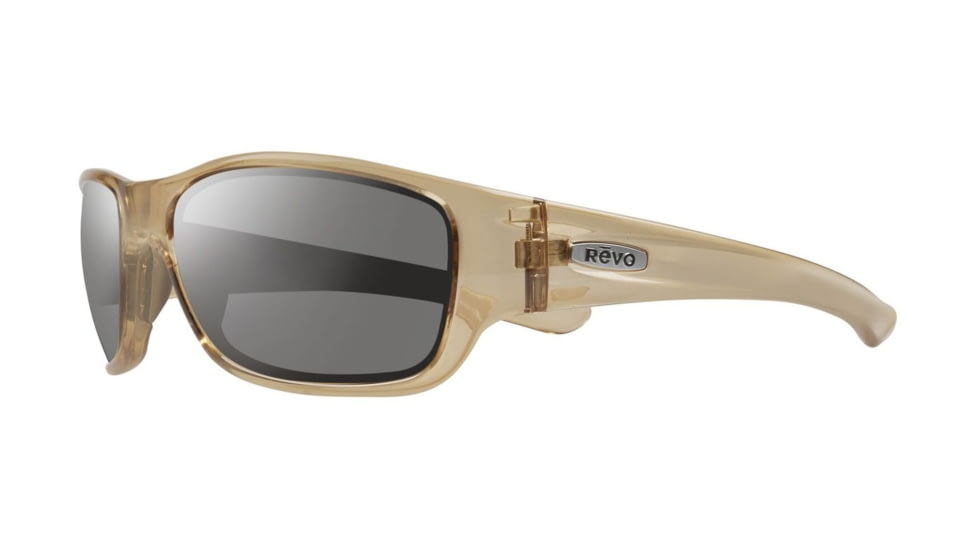 Revo Heading Sunglasses, Shiny Sol Frame, Graphite Lens, Polarized, RE 4058 11 GY