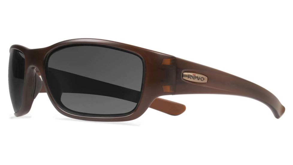 Revo Heading Sunglasses, Matte Brown Frame, Graphite Lens RE4058-02-GY