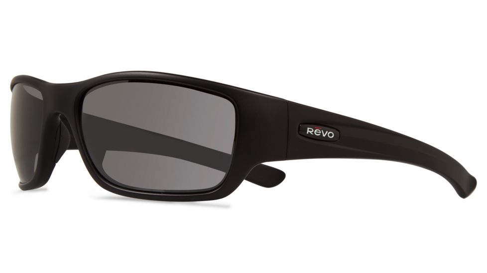 Revo Heading Sunglasses, Matte Black Frame w/ Graphite Lens