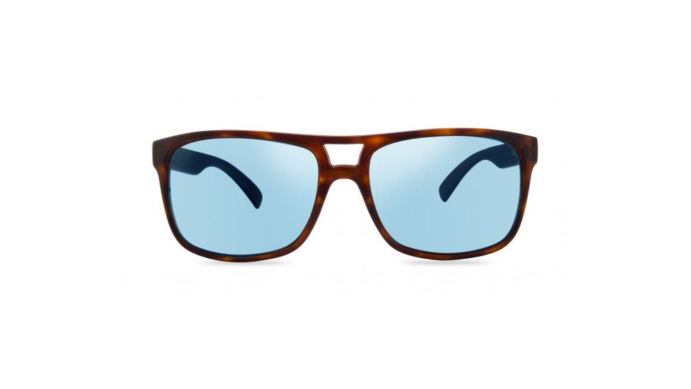 Revo Holsby Sunglasses, Matte Dark Tortoise Frame, Blue Water Lens, Polarized, RE 1019 02 BL