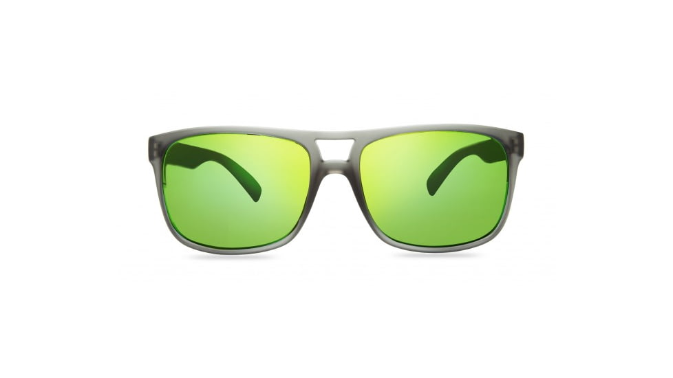 Revo Holsby Sunglasses, Matte Grey Crystal Frame, Green Water Lens, Polarized, RE 1019 00 GN