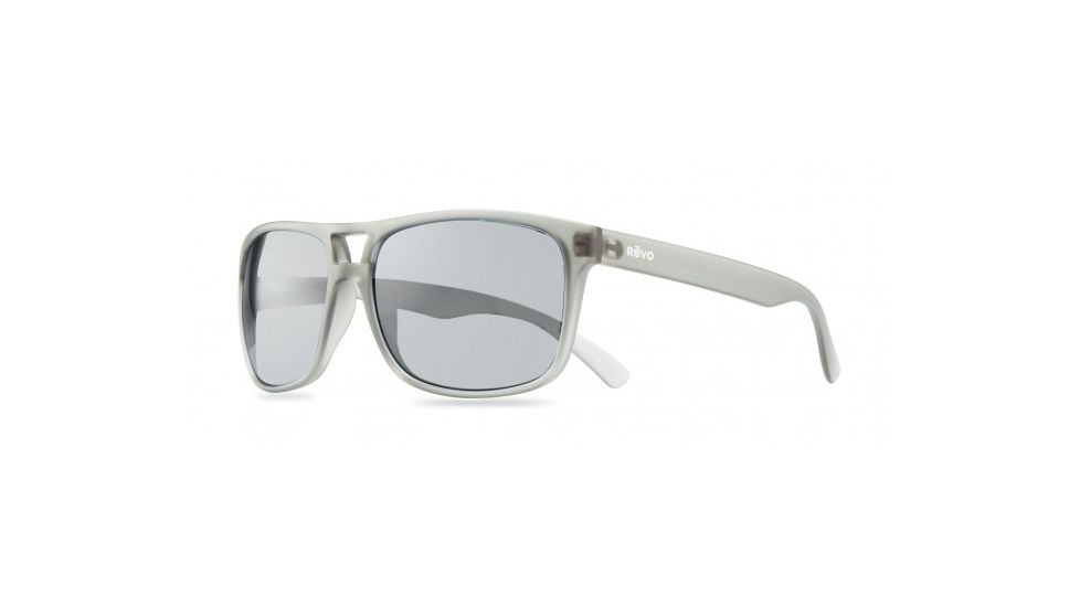 Revo Holsby Sunglasses, Matte Grey Crystal Frame, Graphite Lens, Polarized, RE 1019 00 GY