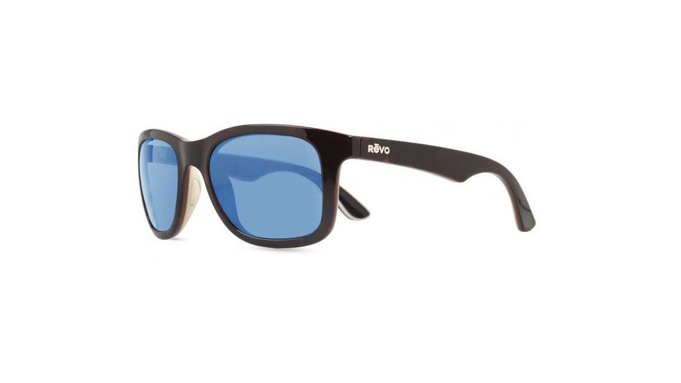 Revo Huddie Progressive Prescription Sunglasses, Tortoise/Ivory/Black Frame, Polarized, RE 1000 02 BLPR