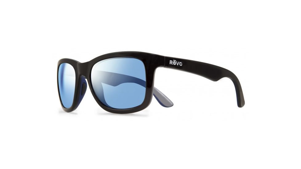 Revo Huddie Progressive Prescription Sunglasses, Matte Black Frame, Polarized, RE 1000 21 GYPR