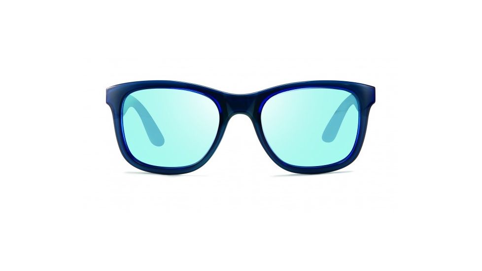 Revo Huddie Progressive Prescription Sunglasses, Navy/Yellow/Teal Frame, Polarized, RE 1000 15 BLPR