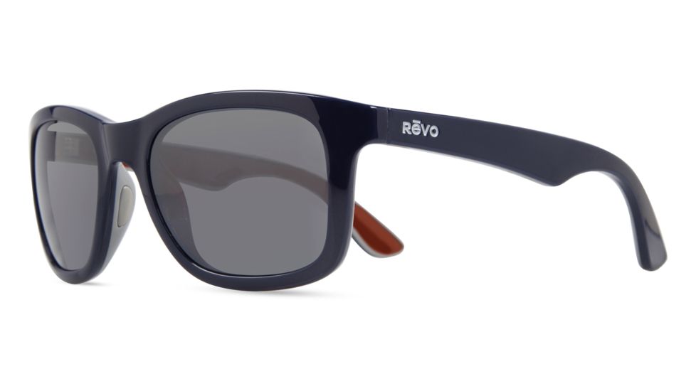 Revo Huddie Progressive Prescription Sunglasses, Navy Frame, Graphite Lens, Polarized-RE1000-05GYPR