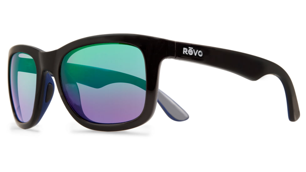 Revo Huddie Progressive Prescription Sunglasses, Tortoise Frame, Green Water Lens, Polarized-RE1000-02GNPR
