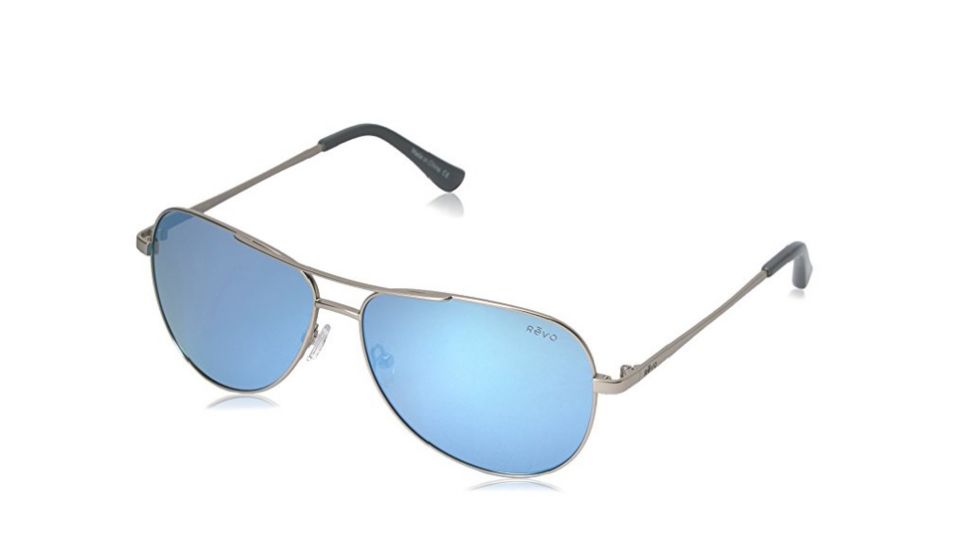 Revo Johnston Progressive Prescription Sunglasses, Satin Silver Frame, Polarized, RE 5015 03 BLPR