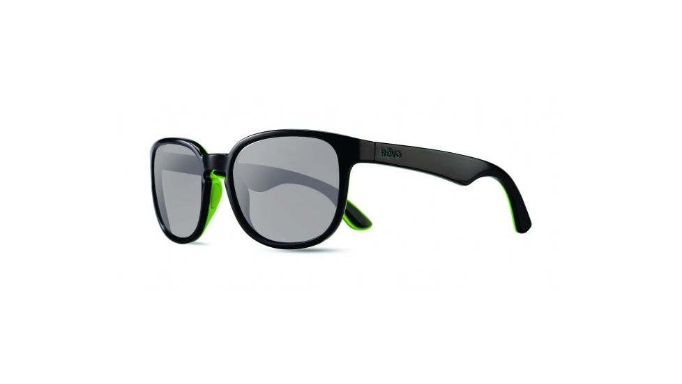 Revo Kash Global Fit Sunglasses, Black/Green/Blue Frame, Blue Water Lens, Polarized, RE 1028GF 01 BL
