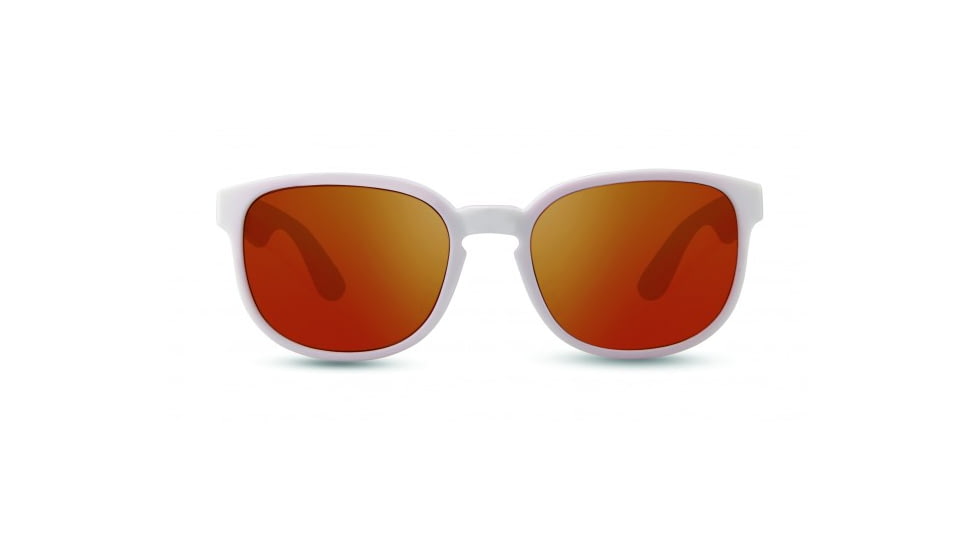 Revo Kash Global Fit Sunglasses, White/Coral/Grey Frame, Open Road Lens, Polarized, RE 1028GF 09 OR