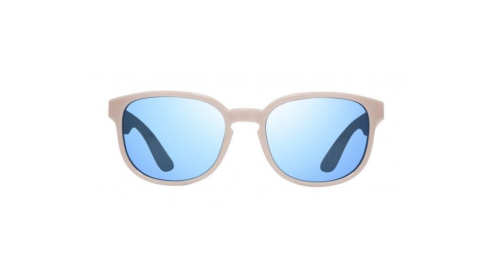 Revo Kash Single Vision Prescription Sunglasses, Blush/Cream/Navy Frame, Polarized, RE 1028 10 BLSV