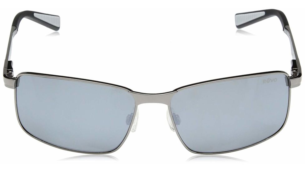 Revo Knox Eyewear - Unisex - Sunglasses, Black Frame, Graphite Lens, Polarized, RE 1047 01 GY