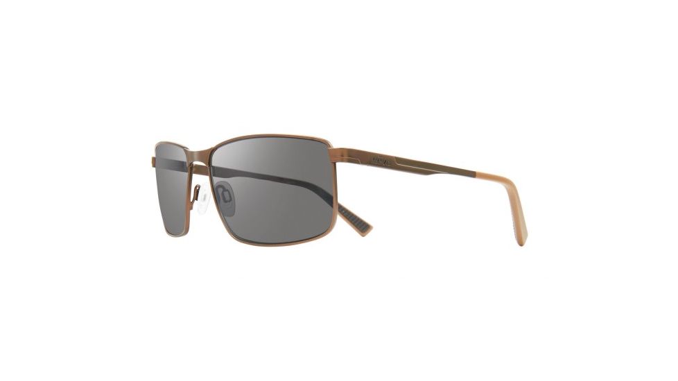 Revo Knox Sunglasses, Brown Frame, Polarized Graphite Lens, Polarized, RE 1047 02 GY