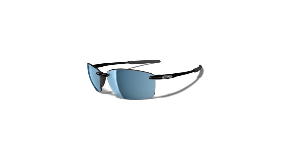 Revo Mooring Polished Black Nylon Frame, Water Lens Sunglasses - RE4043-07