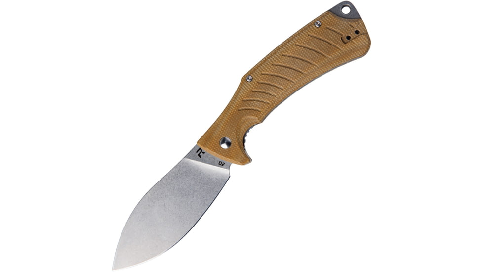 Revo Ness Linerlock Brown Micarta