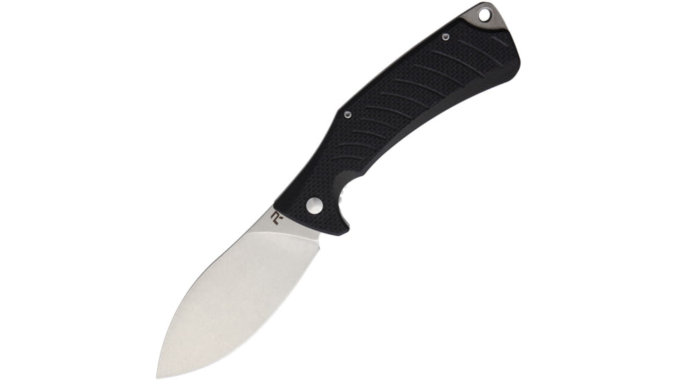 Revo Ness Linerlock Folding Knife, Black G10 handle, NESSMUBLK