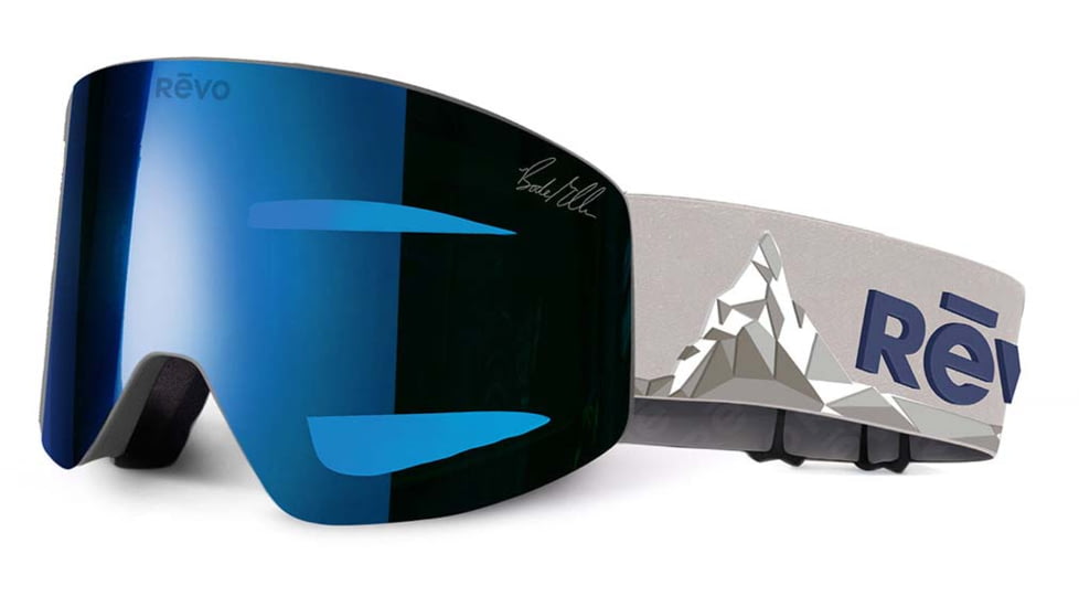Revo No. 6 Solstice Bode Miller Sunglasses, Matte Grey/Blue Water Photochromic, Large, RG 7033 00 PBL