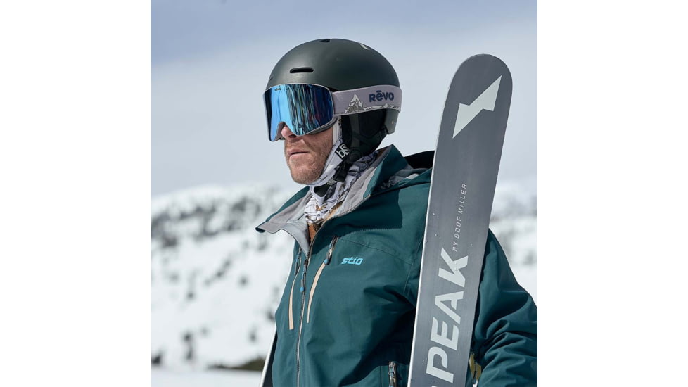 Revo No. 6 Solstice Bode Miller Sunglasses, Matte Grey Frame, Blue Water Photo Lens, Large, RG 7033 00 PBL