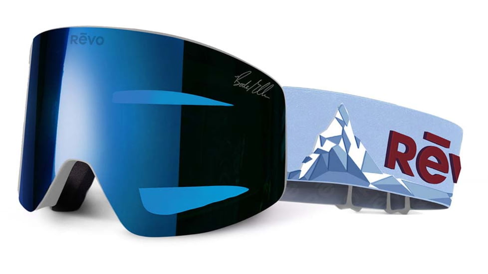 Revo No. 6 Solstice Bode Miller Sunglasses, Matte White/Blue Water Photochromic, Large, RG 7033 09 PBL