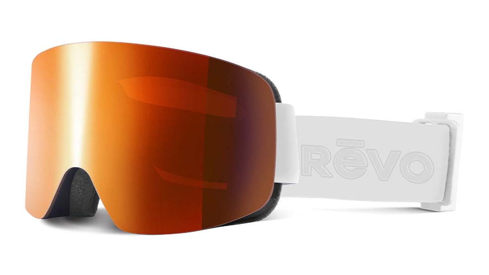 Revo No. 9 Solstice Bode Miller Sunglasses, Matte White/Solar Orange Photochromic, Large, RG 7036 09 POG