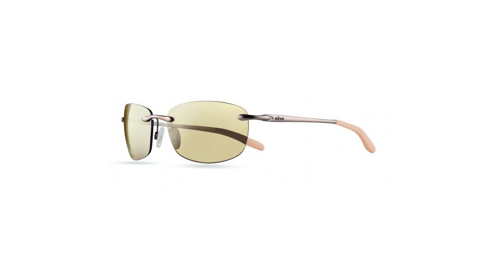 Revo Outlander S Single Vision Prescription Sunglasses, Light Sand Frame, Polarized, RE 1032 22 CHSV