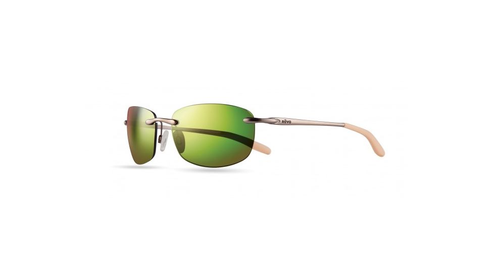 Revo Outlander S Single Vision Prescription Sunglasses, Light Sand Frame, Polarized, RE 1032 22 GNSV