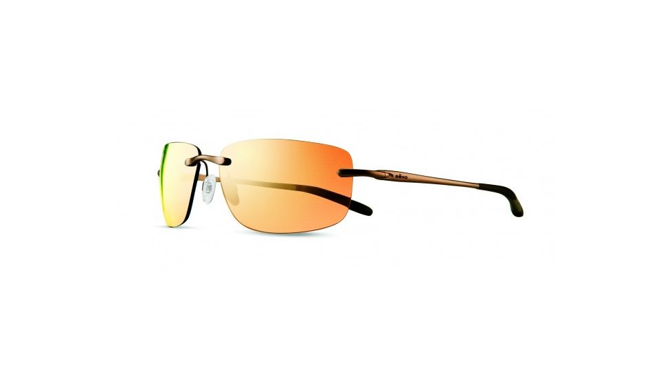 Revo Outlander Sunglasses, Brown Frame, Open Road Lens, Polarized, RE 1029 02 OR