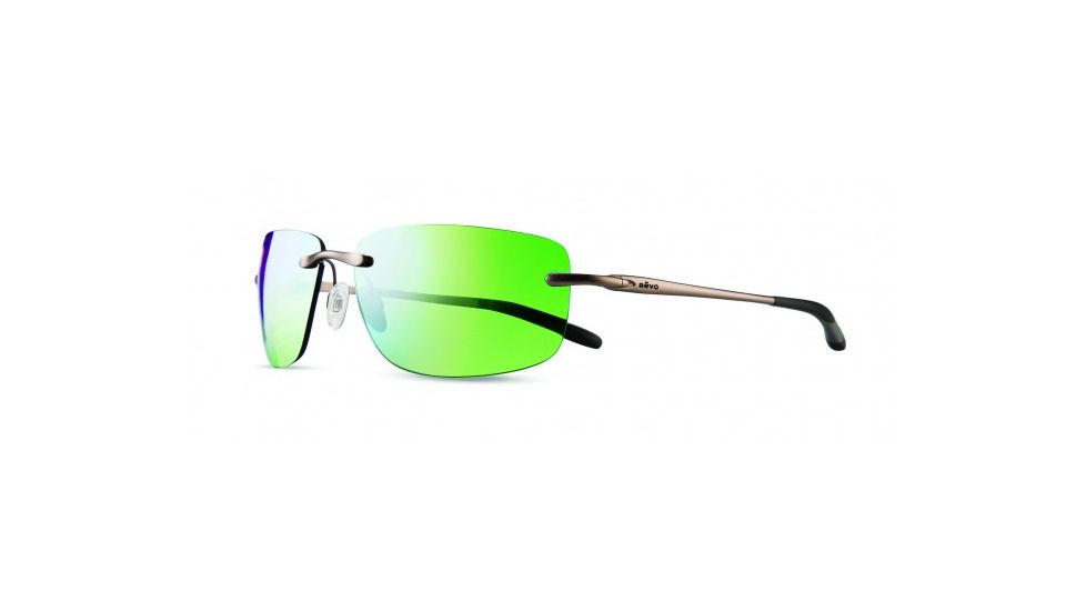 Revo Outlander Sunglasses, Gun Metal Frame, Green Water Lens, Polarized, RE 1029 00 GN