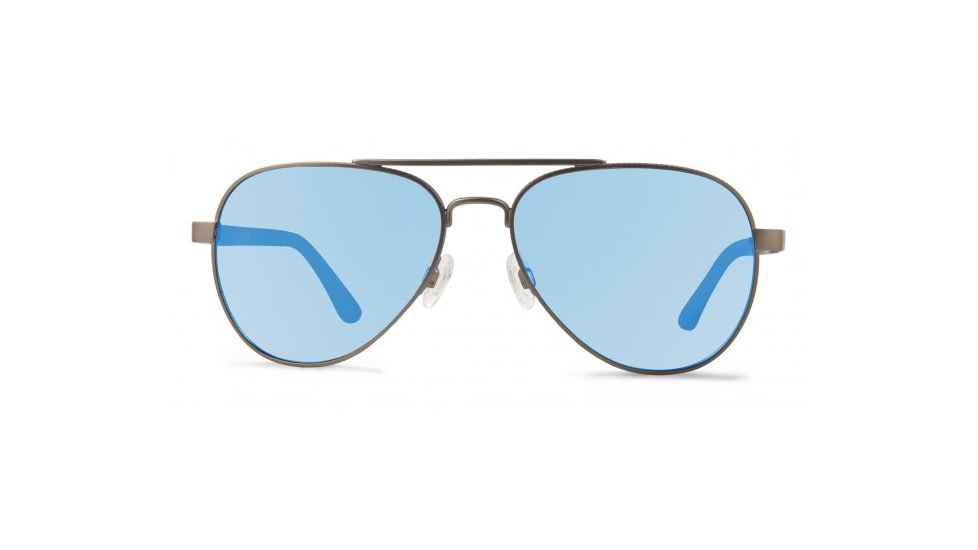 Revo Raconteur Single Vision Prescription Sunglasses, Gunmetal Frame, Polarized, RE 1011 00 BLSV