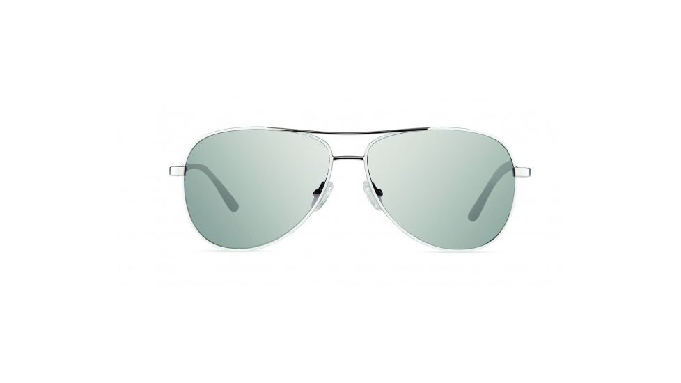 Revo Relay Progressive Prescription Sunglasses, Chrome/White Rim Frame, Polarized, RE 1014 03 STPR