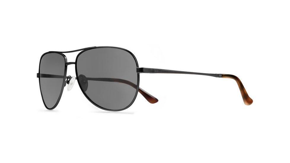 Revo Relay Progressive Prescription Sunglasses, Satin Black Frame, Graphite Lens, Polarized-RE1014-01GYPR