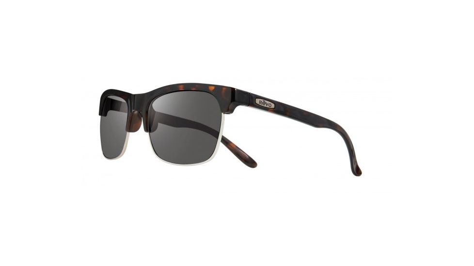 Revo Ryland Eyewear - Unisex - Sunglasses, Tortoise Frame, Graphite Lens, Polarized, RE 1065 02 GY