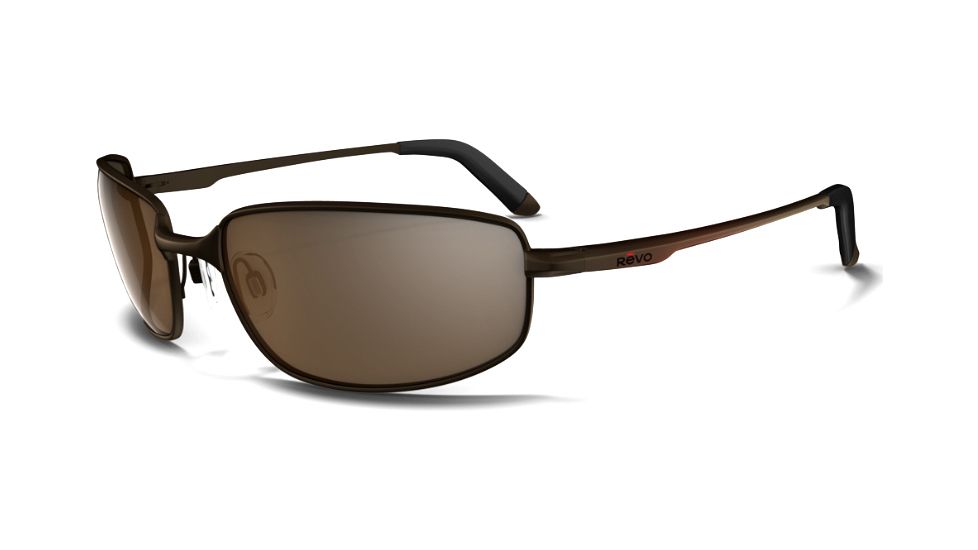 Revo Sunglasses Discern RE3084, Frame / Lens Colors Revo Discern Sunglasses, Brown Frame / Bronze Polarized Glass Lens