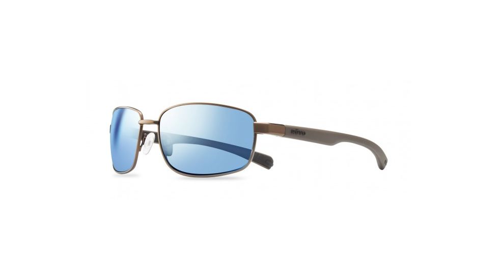 Revo Shotshell Single Vision Prescription Sunglasses, Brown Frame, Polarized, RE 1017 02 BRSV