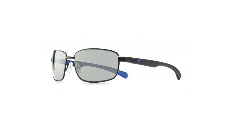 Revo Shotshell Single Vision Prescription Sunglasses, Black Frame, Polarized, RE 1017 01 GYSV