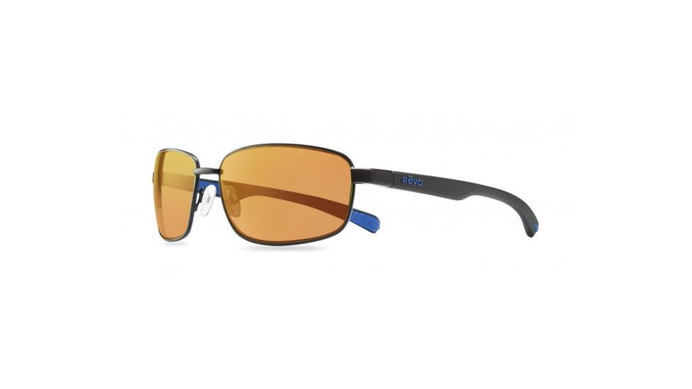 Revo Shotshell Sunglasses, Black Frame, Open Road Lens, Polarized, RE 1017 01 OR
