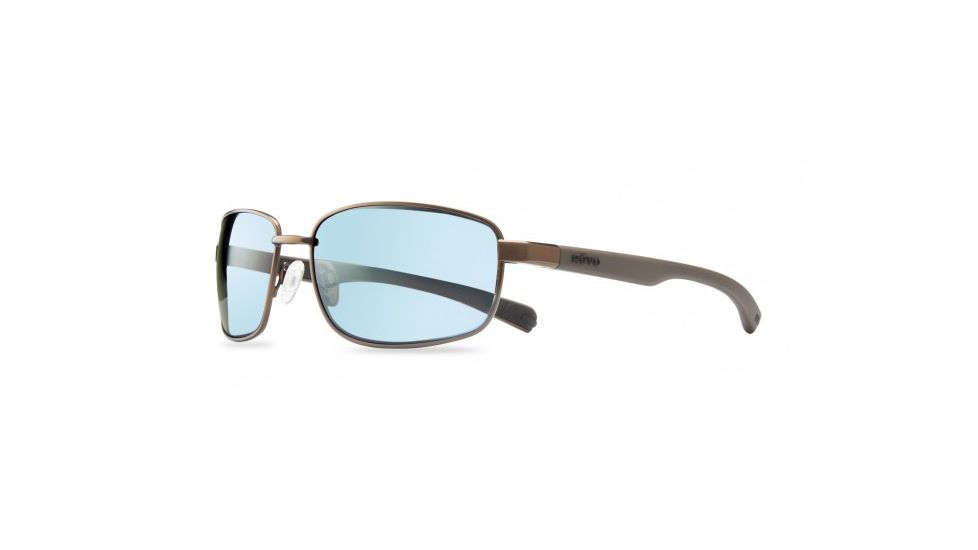 Revo Shotshell Single Vision Prescription Sunglasses, Brown Frame, Polarized, RE 1017 02 BLSV
