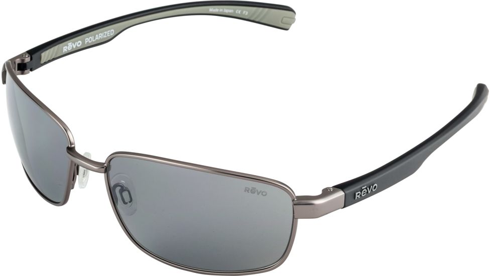Revo Shotshell Sunglasses, Gunmetal Frame, Graphite Lens, Polarized, RE 1017 00 GY