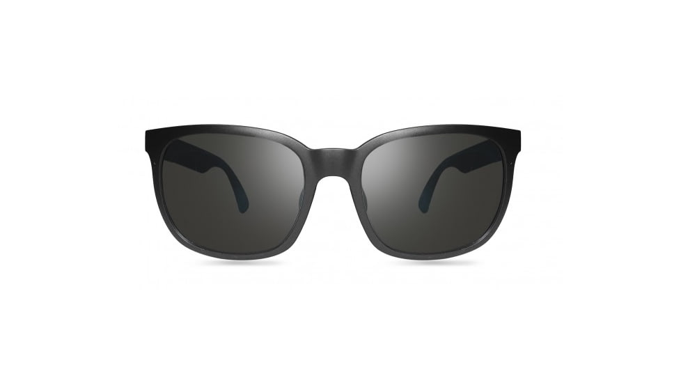 Revo Slater Single Vision Prescription Sunglasses, Matte Black Frame, Polarized, RE 1050 01 GYSV