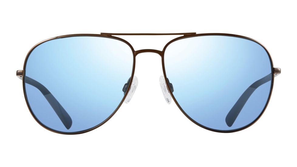 Revo Tarquin Single Vision Prescription Sunglasses, Gunmetal Frame, Polarized, RE 1083 00 BLSV