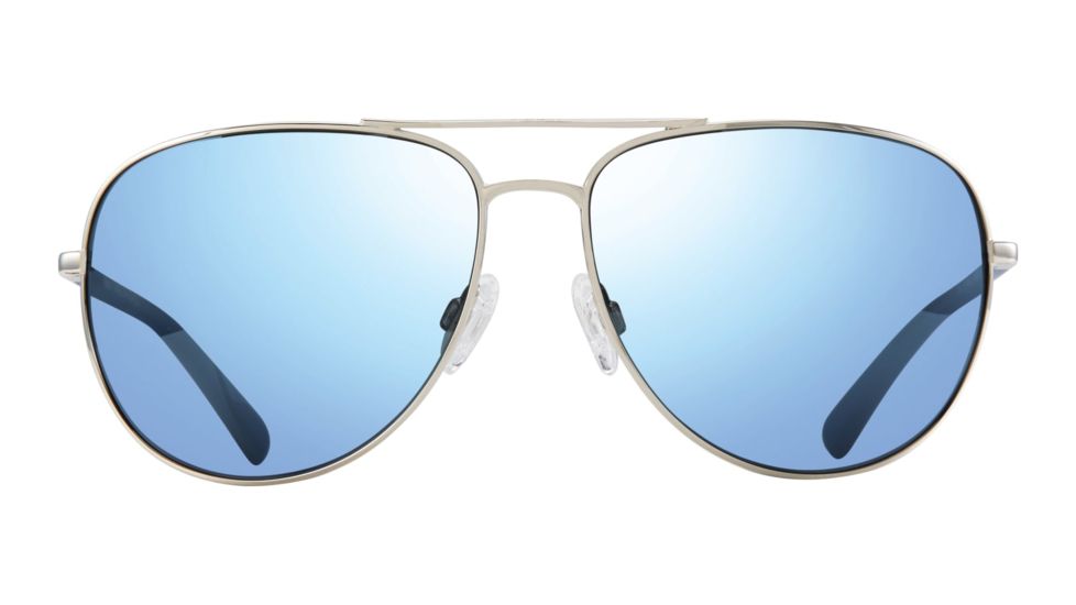 Revo Tarquin Single Vision Prescription Sunglasses, Chrome Frame, Polarized, RE 1083 03 BLSV