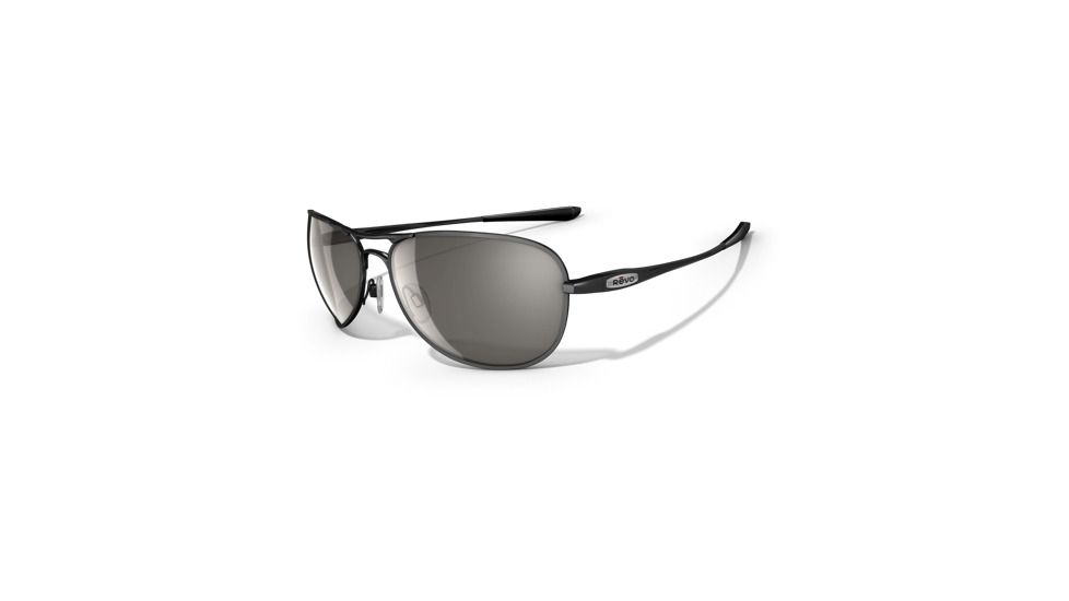 Revo Transom Titanium 8003 RX Progressive Sunglasses - Polished Black Metal Frame RE8003-01PROG