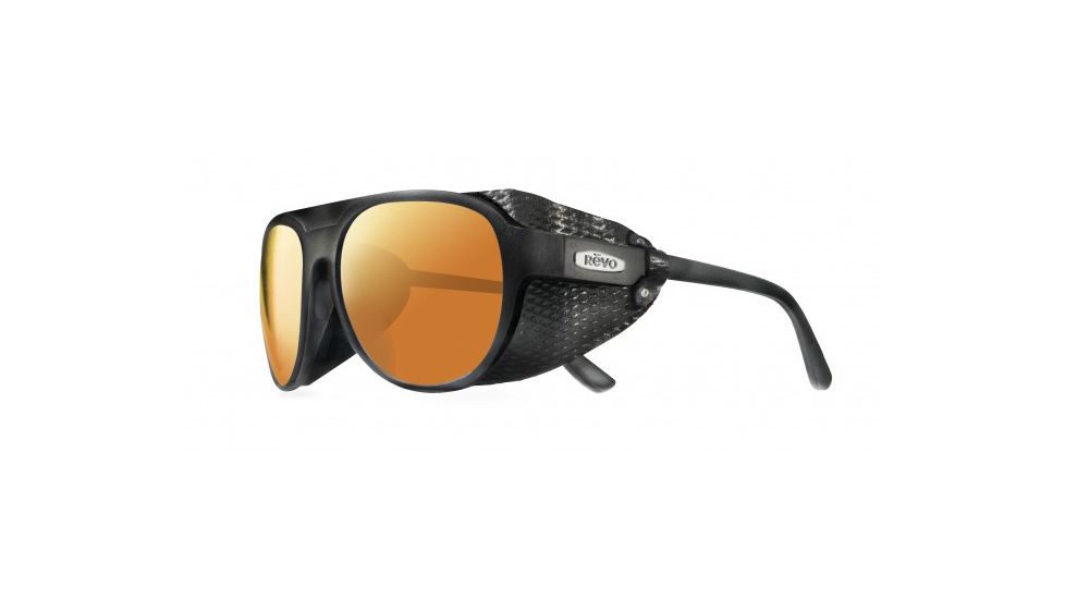 Revo Traverse Single Vision Prescription Sunglasses, Black Frame, Polarized, RE 1036 01 OGSV