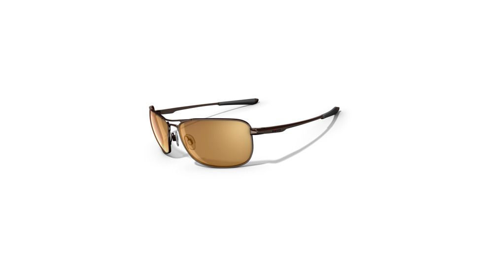 Revo Undercut Titanium 8001 RX Single Vision Sunglasses - Polished Brown Metal Frame RE8001-03RX