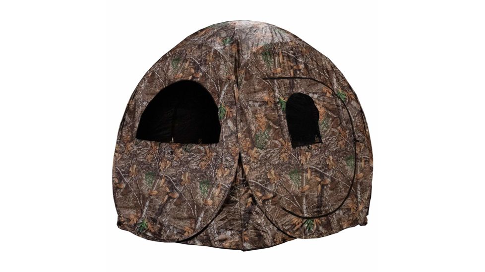Rhino Blinds 75 Hunting Ground Blind RTE Hunting, Realtree Edge, 60inx60inx66in R75 RTE