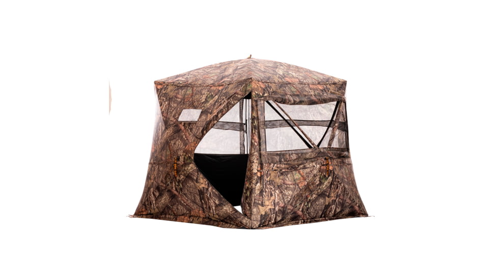 Rhino Blinds Low Hub Hunting Blind, Realtree Edge, RB0224