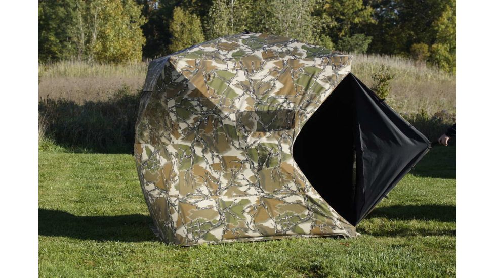 Rhino Blinds Mossy Oak Predator Os Blind, Camo, 88in x 88in Hub to Hub 2X-P