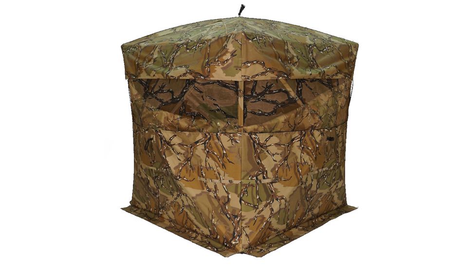 Rhino Blinds Predator Ground Blind, Camo, 77in x 77in Hub to Hub XP-101